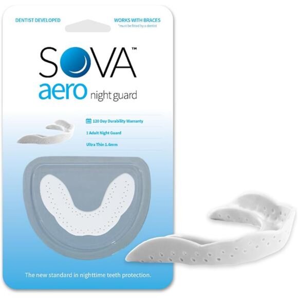 Night Guard - 1.6mm Thin - Custom-Molded Fit - Protects Nighttime Teeth Grinding - Picture 1 of 7